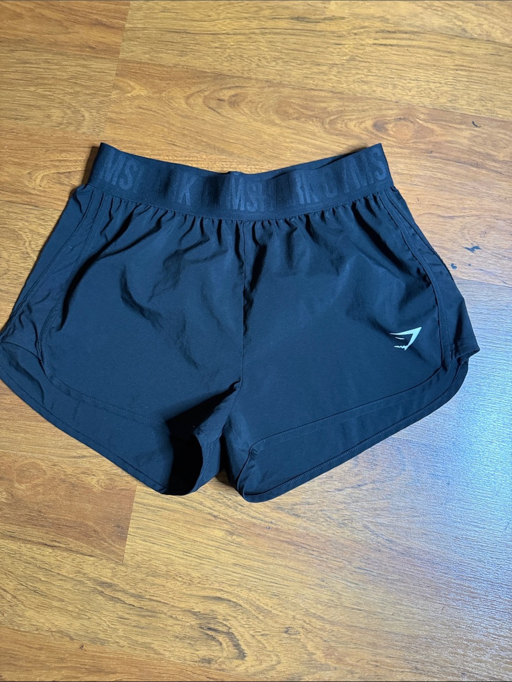 Gymshark Black Women's Training Shorts with Subtle Logo